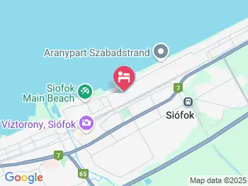 Ilona Apartmanház Siófok a térképen