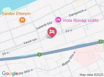 Imre Vendégház Siófok a térképen