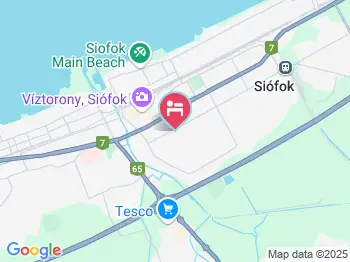 Isó Apartman Siófok a térképen