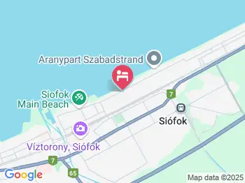 Julius Apartmanház Siófok a térképen