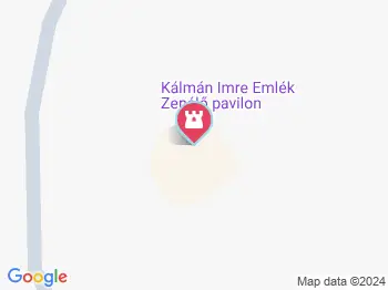 Kálmán Imre szobra Siófok a térképen