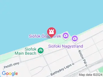 Karinthy Frigyes szobra Siófok a térképen