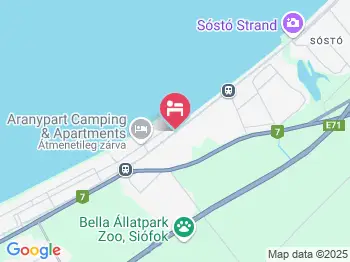 Katica Panzió és Kemping Siófok a térképen