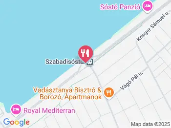 Kék Tó Büfé Siófok a térképen