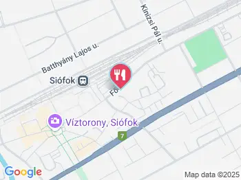 Kornélia Vendéglő Siófok a térképen