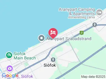 Kristály Hotel Siófok Siófok a térképen