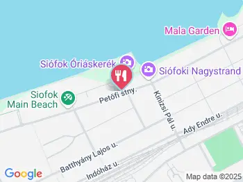 La Riva Pizzéria Siófok a térképen