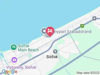 Leander Apartman Siófok a térképen