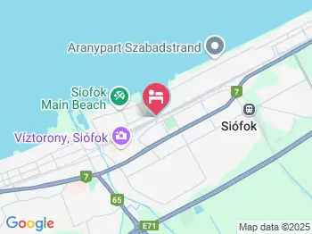 Léda Ház Siófok a térképen