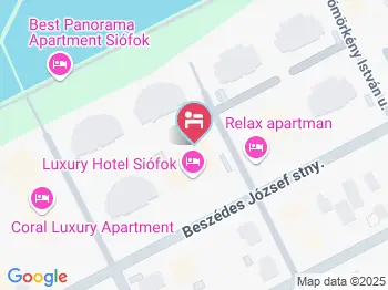 Luxury Spa & Conference Hotel Siófok a térképen