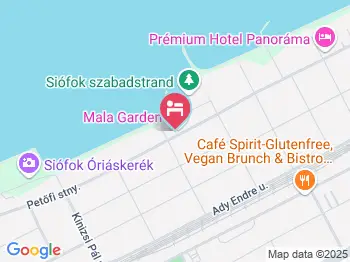 Mala Garden Hotel Siófok a térképen