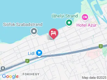 Matróz Üdülőház Siófok a térképen