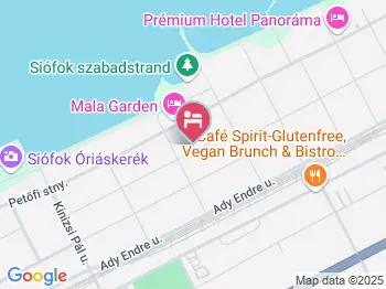 Mátyás Vendégház Siófok a térképen