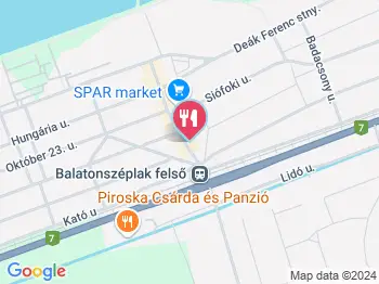 Menta Terasz Siófok a térképen