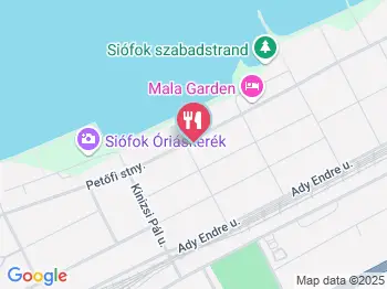 Mikes Étterem Siófok a térképen