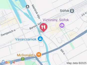 Mulan Kínai Gyorsbüfé Siófok a térképen