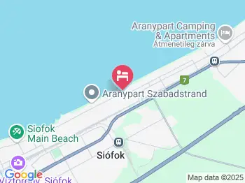Napsugár Resort Siófok a térképen