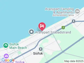 Napsugár Resort Siófok a térképen