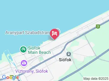 Napsugár Villa B Siófok a térképen