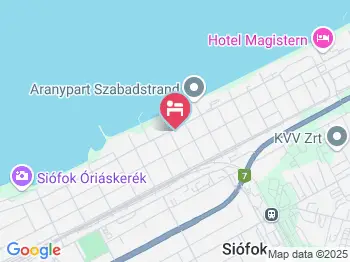 Napsugár Villák Siófok a térképen