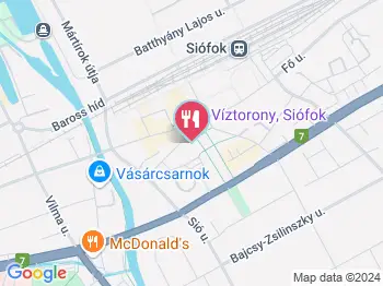 Német-Olasz Pékség Siófok a térképen