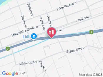 Öreg Halász Vendéglő Siófok a térképen