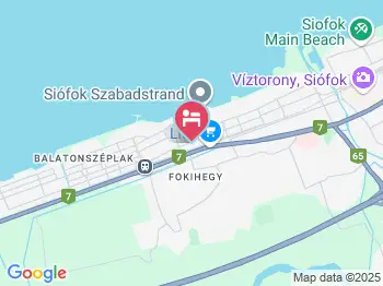 Ottó Panzió Siófok a térképen