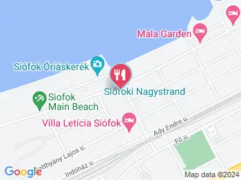 Páter Restaurant Siófok a térképen