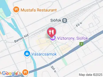 Penthouse Restaurant & Bar Siófok a térképen