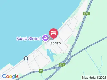  Perger Vendégház Siófok a térképen