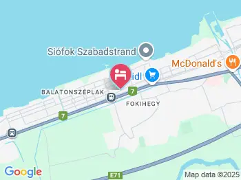  Picurka Apartmanház Siófok a térképen