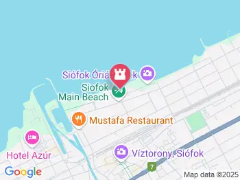 Plázs Siófok Siófok a térképen