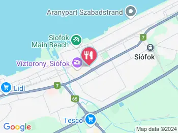Postakocsi étterem Siófok a térképen