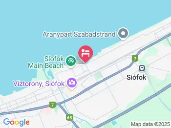 Páter Apartmanház Siófok a térképen