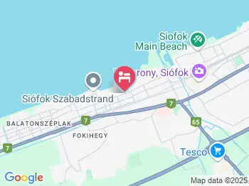 Puskin Apartman Siófok a térképen