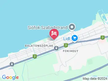 REED Luxury Hotel & Bistro Siófok a térképen