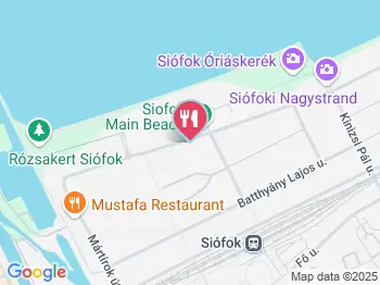 Renegade Hotel étterme Siófok a térképen