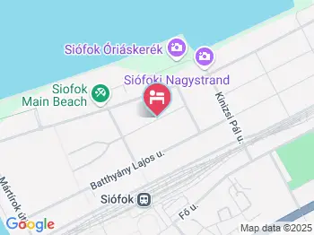 Royal Luxus Wellness Apartman - Köztársaság utca 9. Siófok a térképen