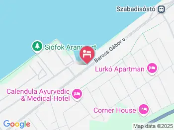 Royal Mediterran Siófok a térképen