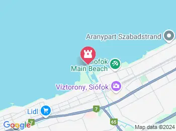 Rózsakert Siófok Siófok a térképen