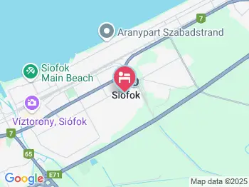 Schadl Vendégház Siófok a térképen