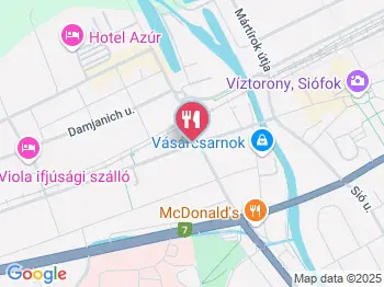 Sió Halsütő Siófok a térképen