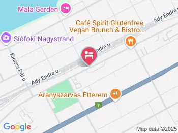 Sió Üdülő Siófok a térképen