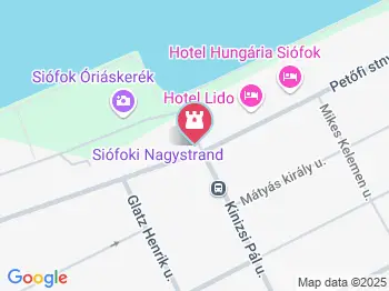 Siófoki Jégpálya Siófok a térképen