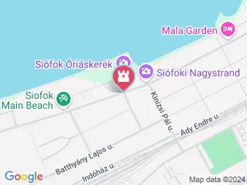 Siófoki Nagystrand Siófok a térképen