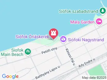 Siófoki Óriáskerék Siófok a térképen