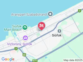 Gusztilak Üdülő Siófok a térképen