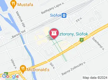 Siófoki Víztorony Siófok a térképen