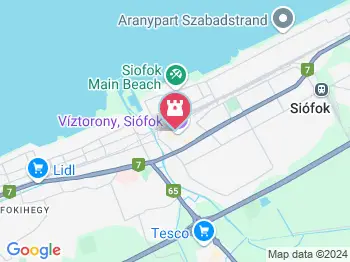 SióPláza Siófok Siófok a térképen