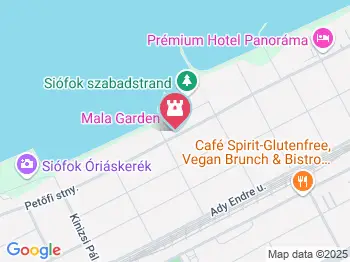 SUPport Hungary - Siófok Siófok a térképen